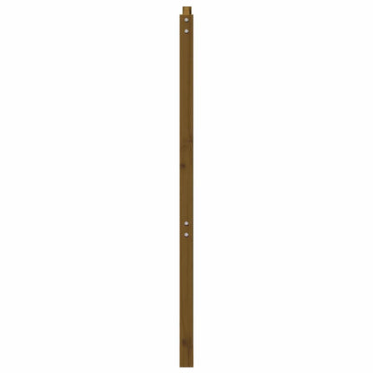 Bed Headboard Honey Brown 206x4x100 cm Solid Wood Pine