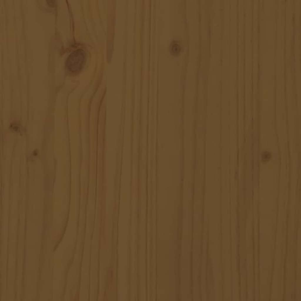 Bed Headboard Honey Brown 95.5x4x100 cm Solid Pine Wood