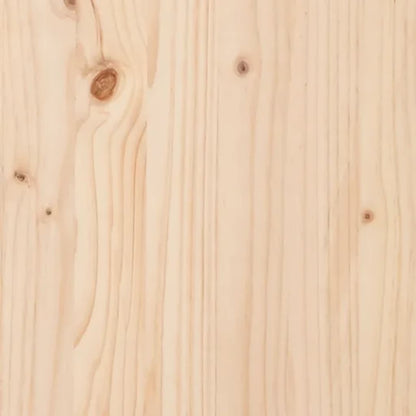 Bed Headboard 105.5x4x100 cm Solid Pine Wood