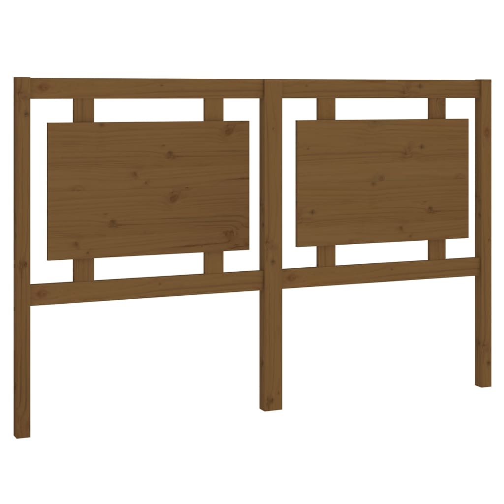 Bed Headboard Honey Brown 155.5x4x100 cm Solid Pine Wood