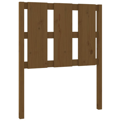 Bed Headboard Honey Brown 80.5x4x100 cm Solid Wood Pine