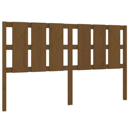 Bed Headboard Honey Brown 165.5x4x100 cm Solid Wood Pine