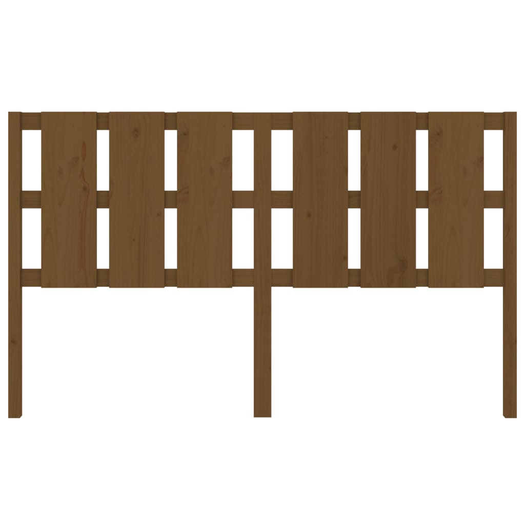 Bed Headboard Honey Brown 185.5x4x100 cm Solid Wood Pine