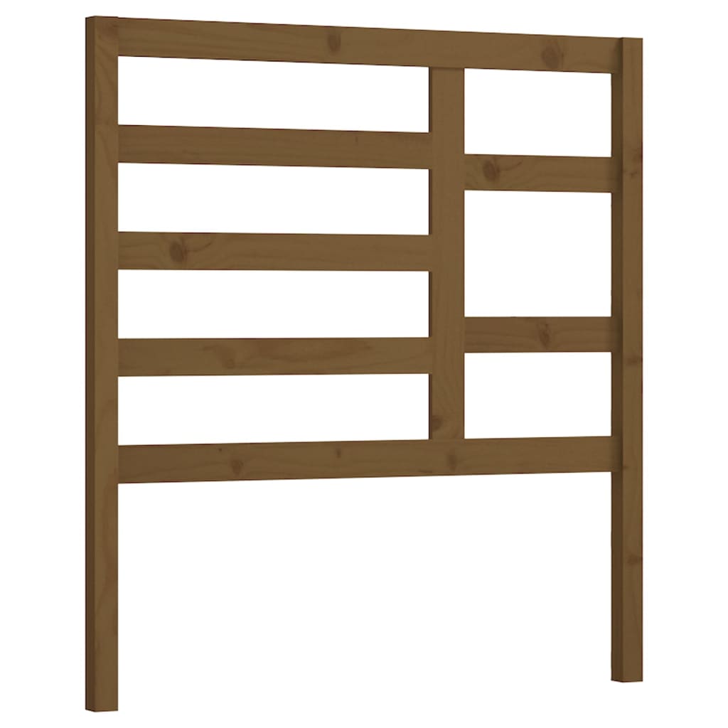 Bed Headboard | Honey brown | Solid pine wood | Single/Double |  Durable