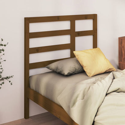 Bed Headboard | Honey brown | Solid pine wood | Single/Double |  Durable