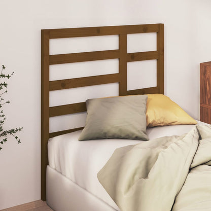 Bed Headboard Honey Brown 106x4x104 cm Solid Wood Pine