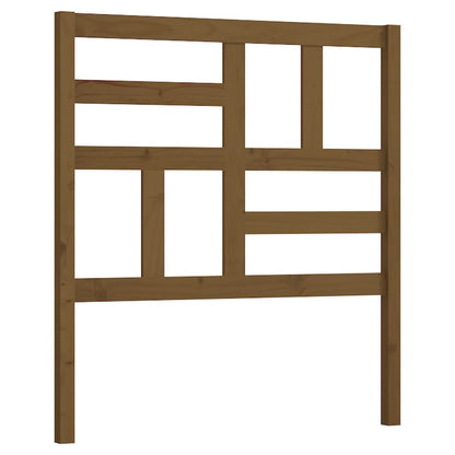 Bed Headboard Honey Brown 96x4x104 cm Solid Wood Pine