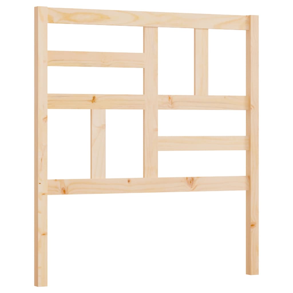 Bed Headboard 106x4x104 cm Solid Wood Pine