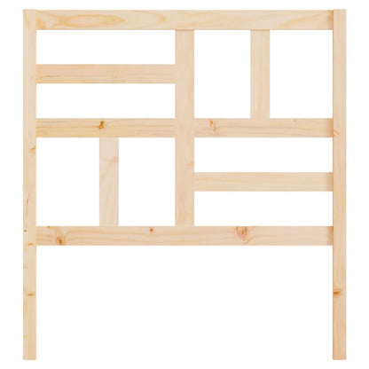 Bed Headboard 106x4x104 cm Solid Wood Pine