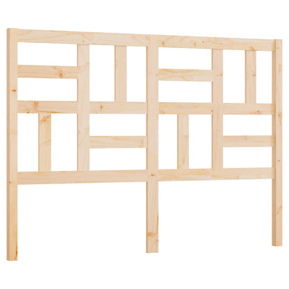 Bed Headboard 126x4x104 cm Solid Wood Pine