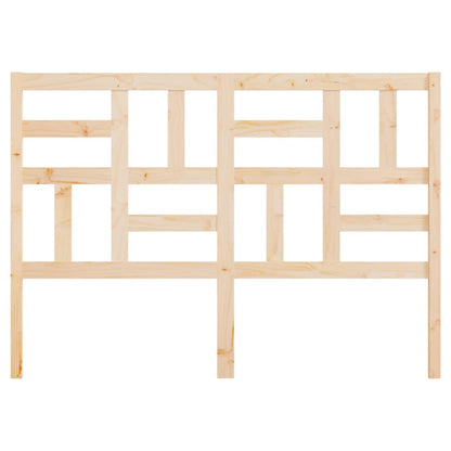 Bed Headboard 126x4x104 cm Solid Wood Pine