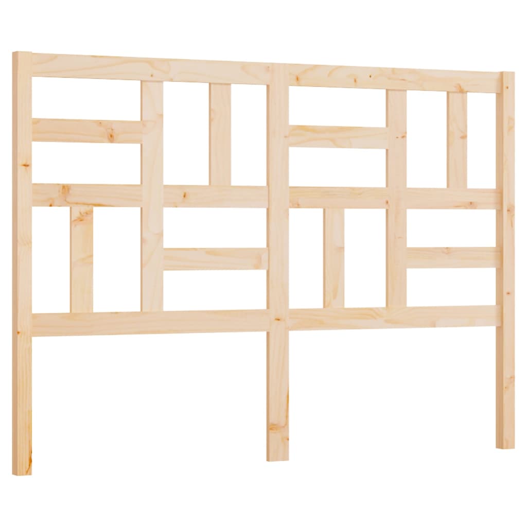 Bed Headboard 146x4x104 cm Solid Wood Pine