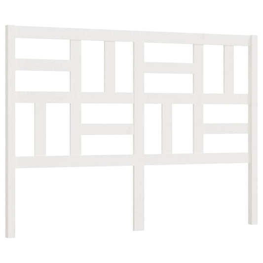 818201 vidaXL Bed Headboard White 166x4x104 cm Solid Wood Pine