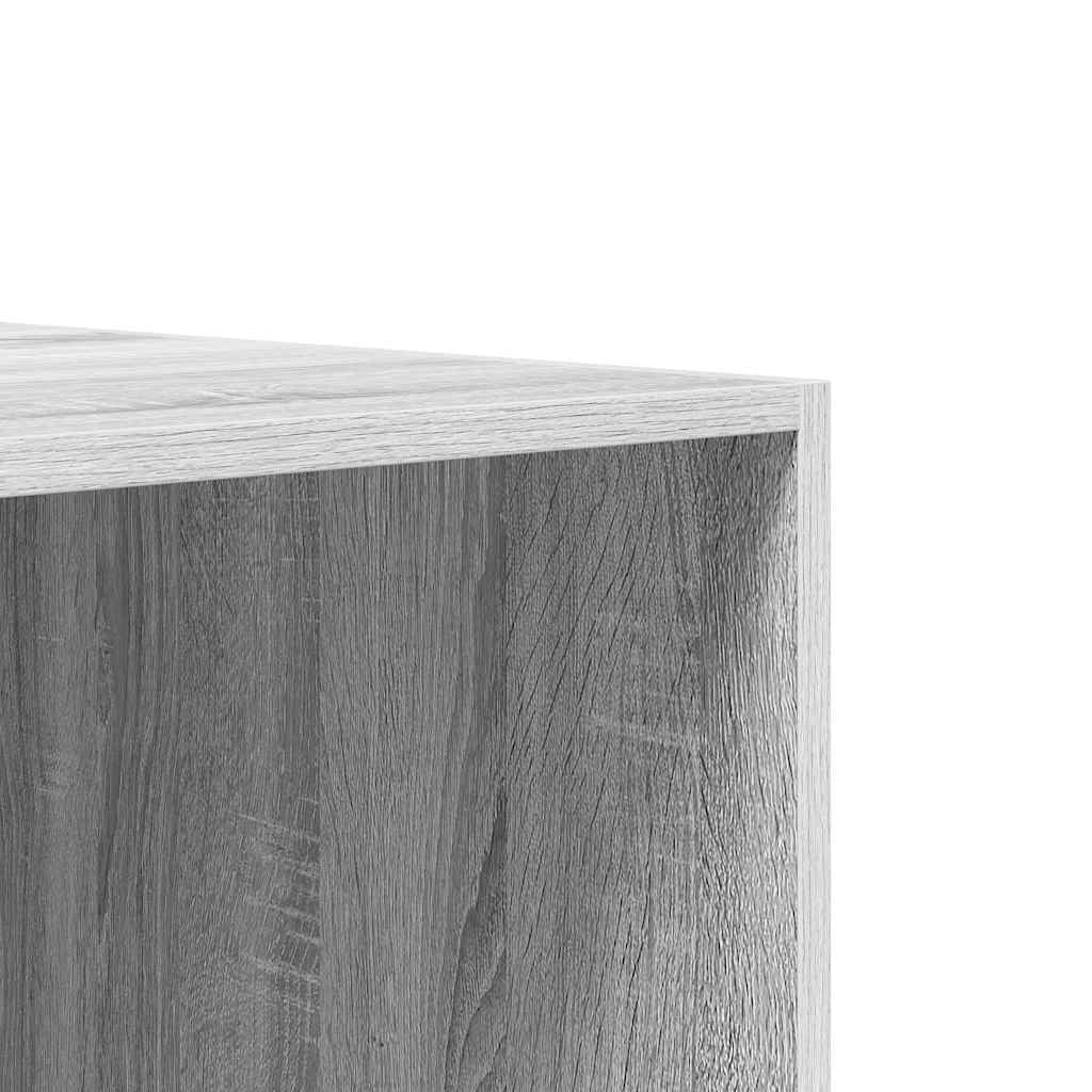 Wardrobe with Drawers Grey Sonoma 50x50x200 cm Engineered Wood