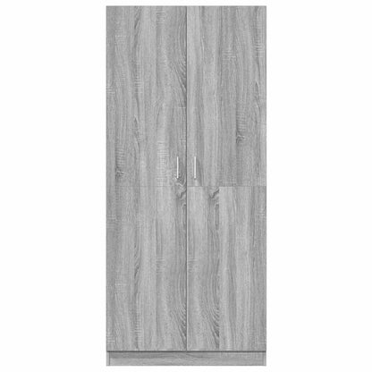 Wardrobe Grey Sonoma 80x52x180 cm Engineered Wood