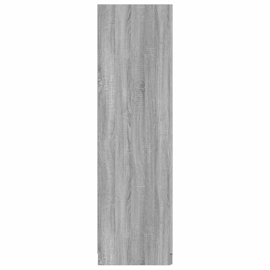 Wardrobe Grey Sonoma 80x50x180 cm Engineered Wood