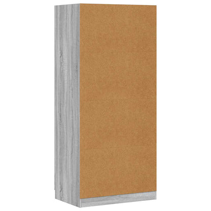 Wardrobe Grey Sonoma 80x50x180 cm Engineered Wood