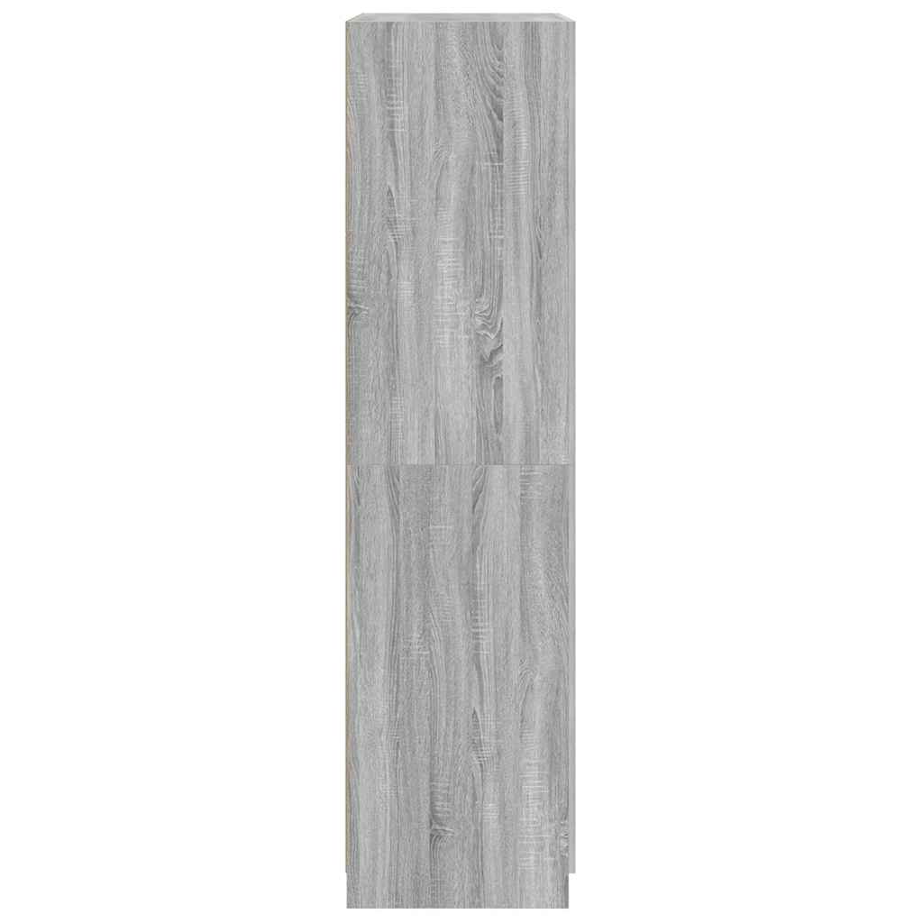 Wardrobe Grey Sonoma 90x50x200 cm Engineered Wood