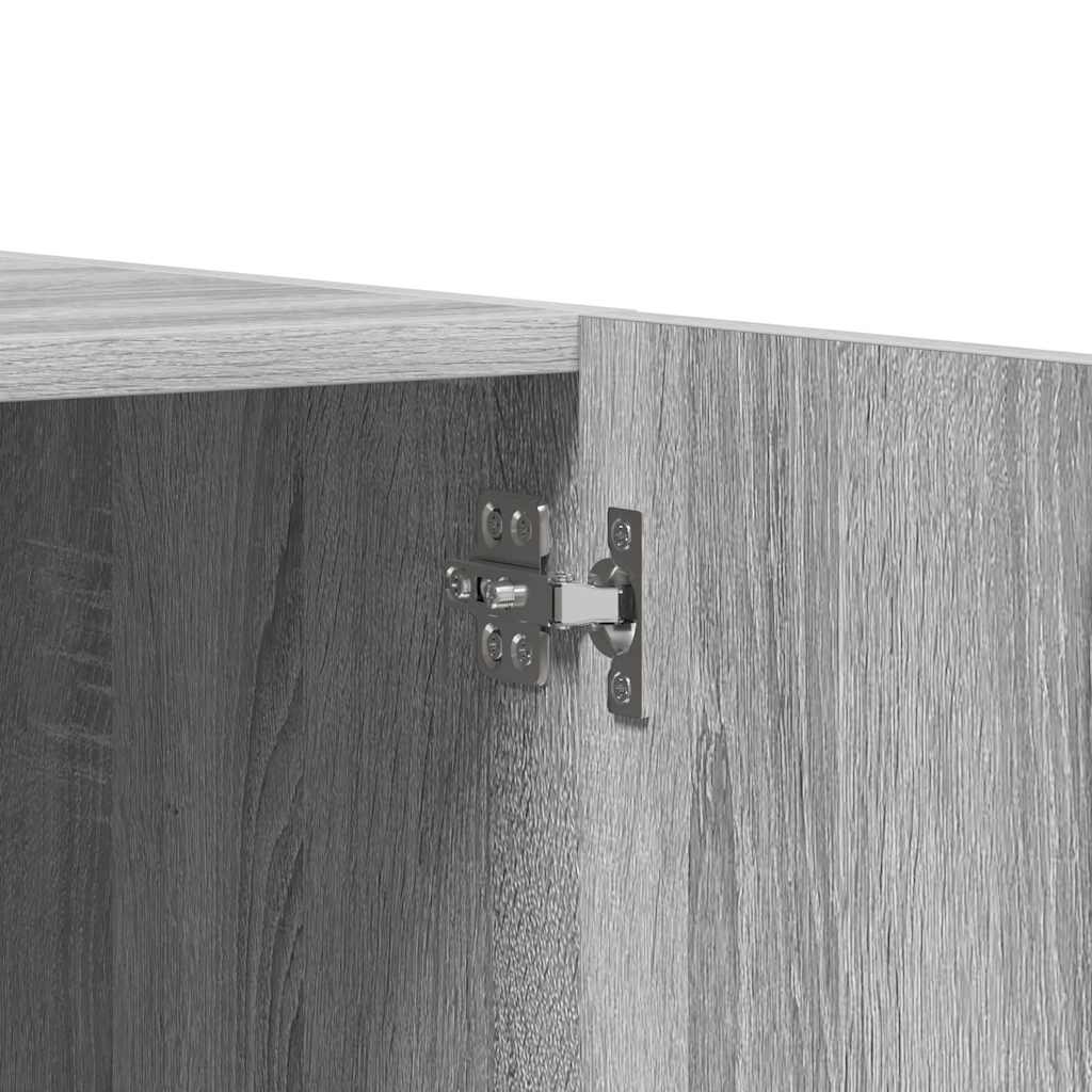 Wardrobe Grey Sonoma 90x50x200 cm Engineered Wood