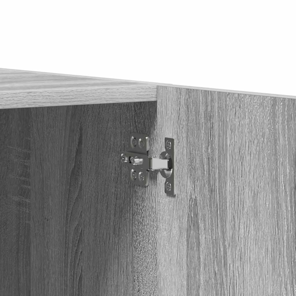 Wardrobe Grey Sonoma 90x50x200 cm Engineered Wood