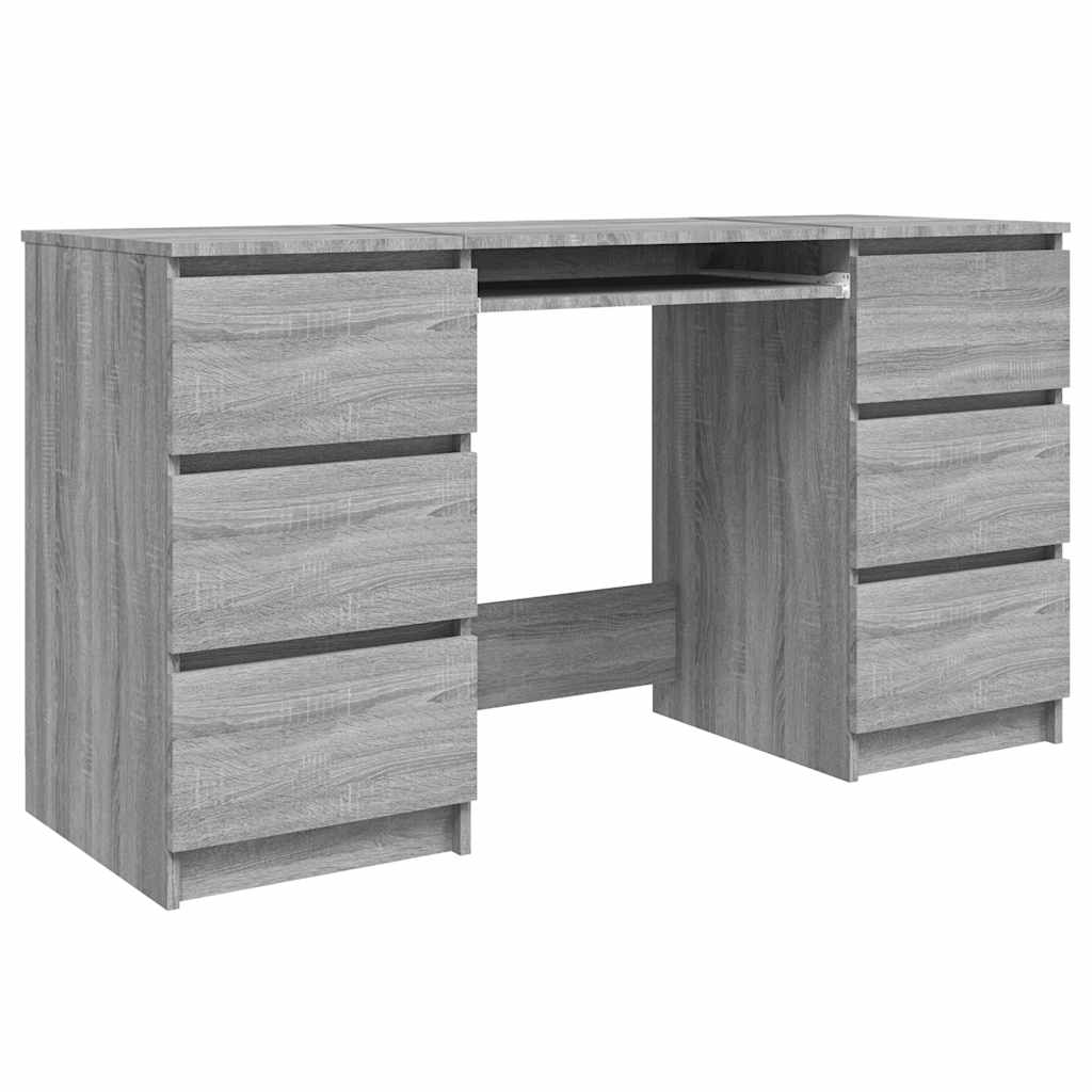 Writing Desk | Grey Sonoma | Engineered Wood | Standard | Writing Desk