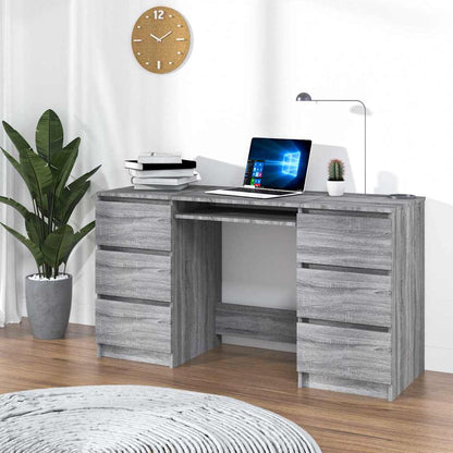 Writing Desk | Grey Sonoma | Engineered Wood | Standard | Writing Desk