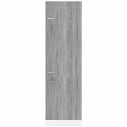 Refrigerator Cabinet "Lyon" Grey Sonoma 60x57x207 cm
