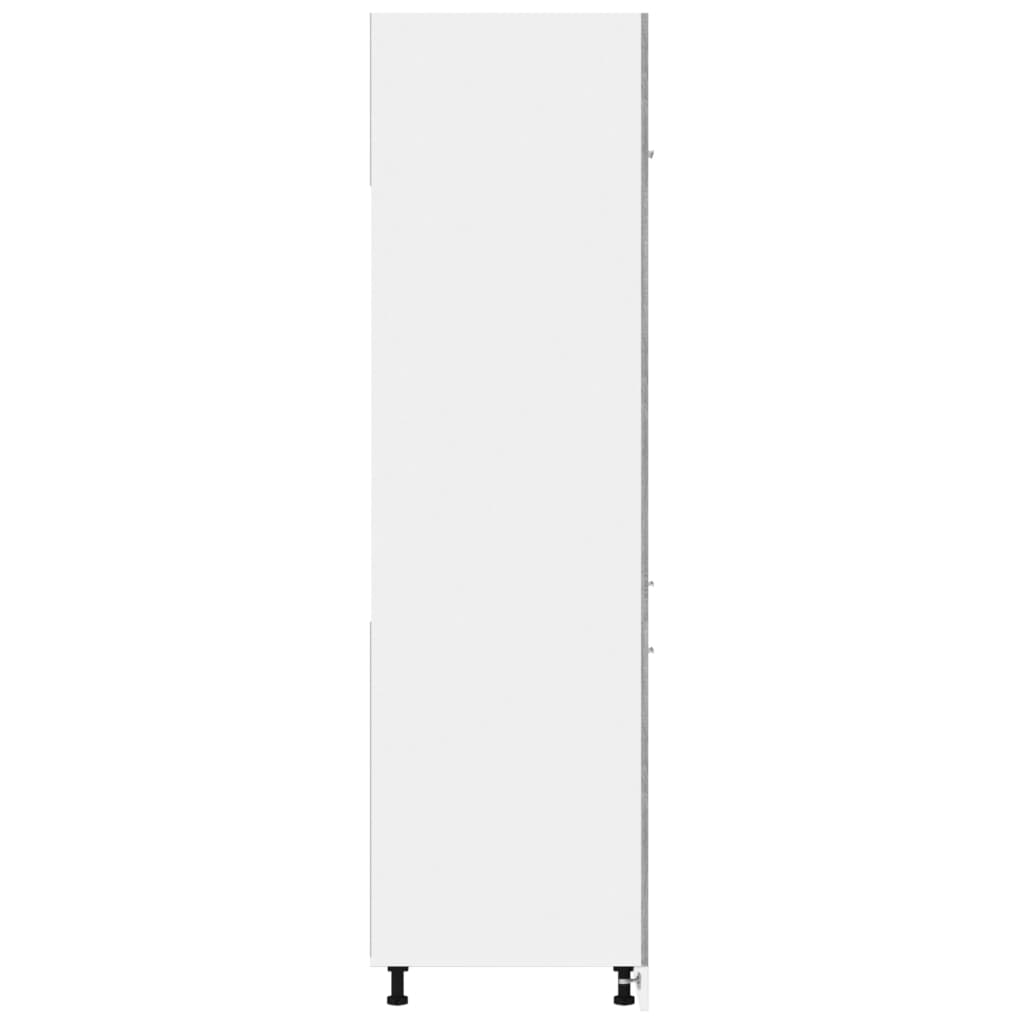 Refrigerator Cabinet Lyon Grey Sonoma 60x57x207 cm Engineered Wood