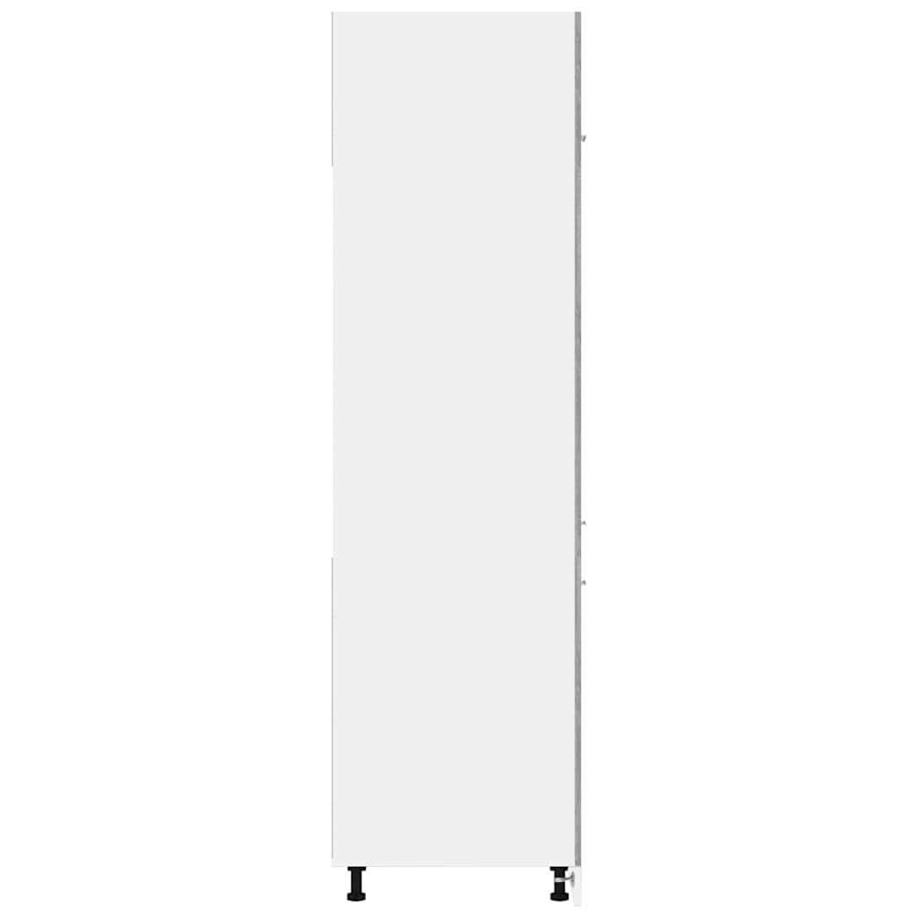 Refrigerator Cabinet "Lyon" Grey Sonoma 60x57x207 cm