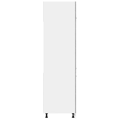 Refrigerator Cabinet "Lyon" Grey Sonoma 60x57x207 cm