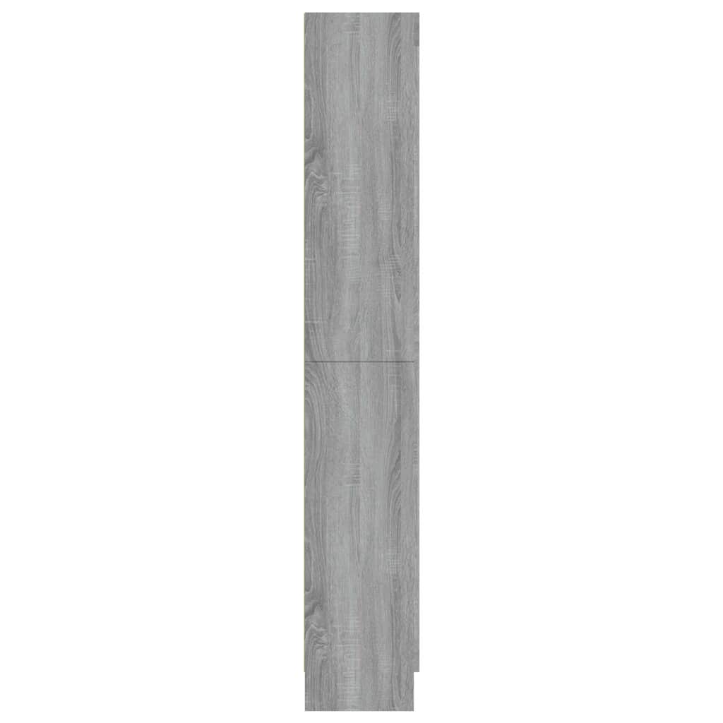 Vitrine Cabinet Grey Sonoma 82,5x30,5x185 cm Engineered Wood