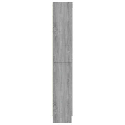 Vitrine Cabinet Grey Sonoma 82,5x30,5x185 cm Engineered Wood