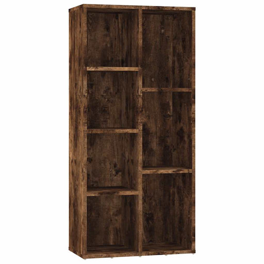 815444 vidaXL Book Cabinet Smoked Oak 50x25x106 cm