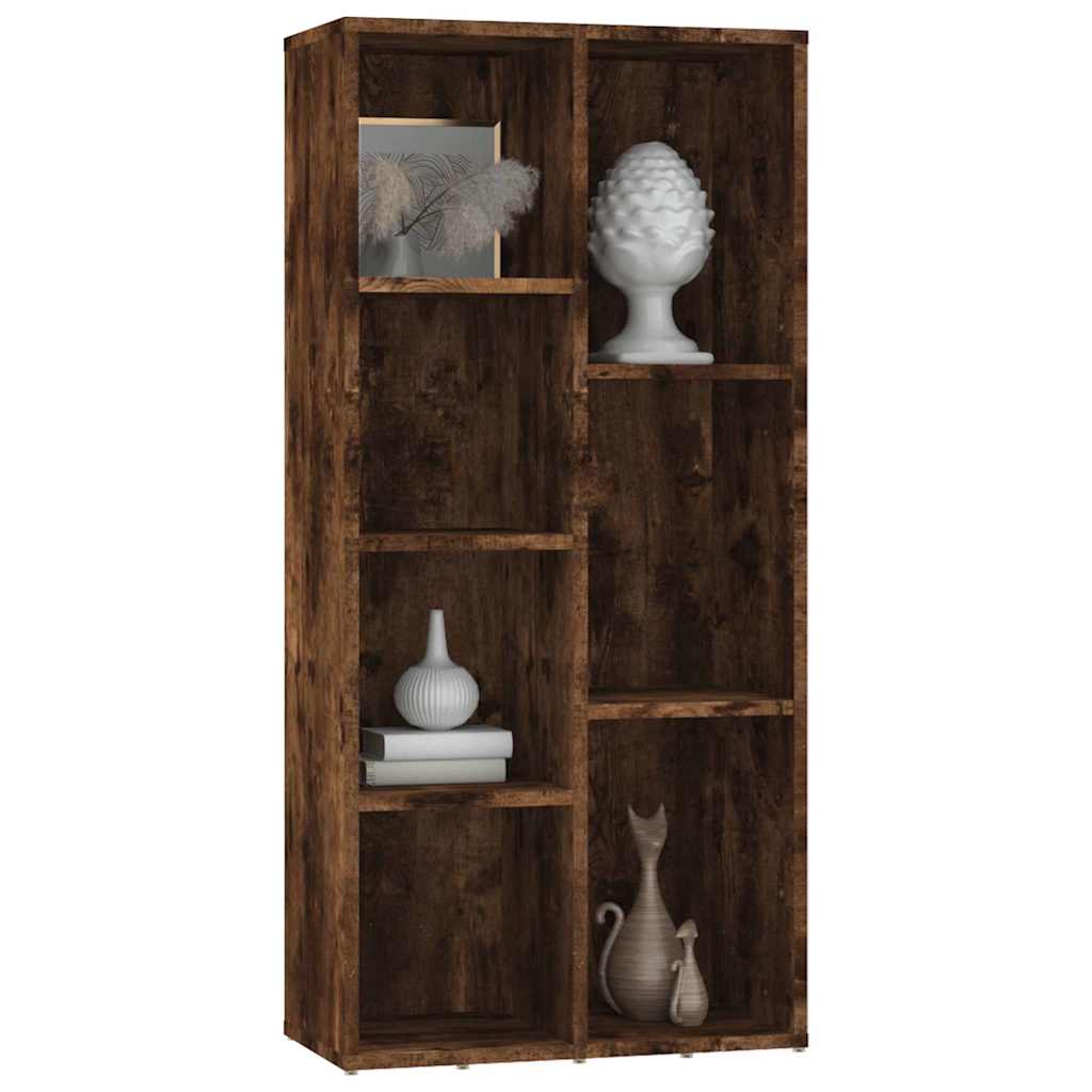 815444 vidaXL Book Cabinet Smoked Oak 50x25x106 cm