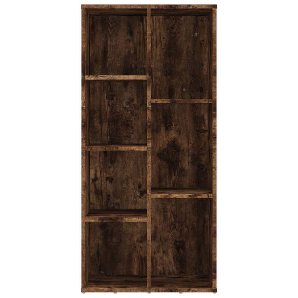 815444 vidaXL Book Cabinet Smoked Oak 50x25x106 cm