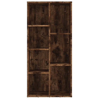 815444 vidaXL Book Cabinet Smoked Oak 50x25x106 cm