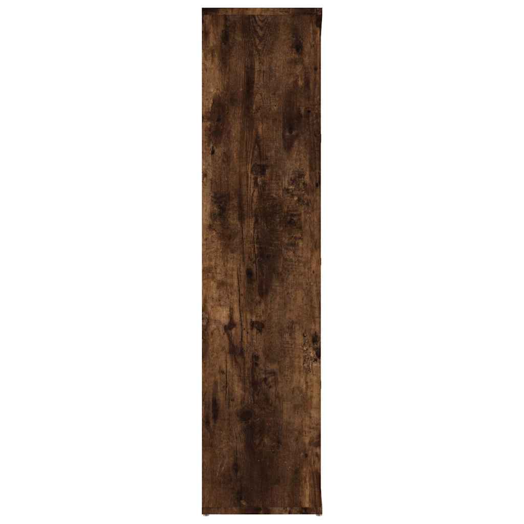 815444 vidaXL Book Cabinet Smoked Oak 50x25x106 cm