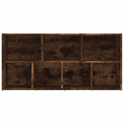 815444 vidaXL Book Cabinet Smoked Oak 50x25x106 cm