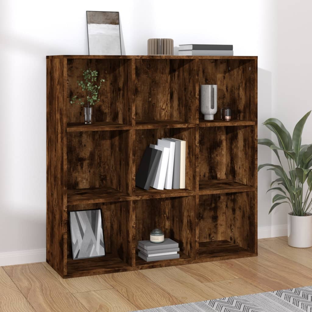Book Cabinet | Smoked Oak | Engineered wood | Medium | Book Cabinet