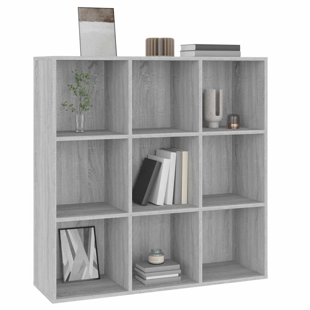 Book Cabinet Grey Sonoma 98x29x97,5 cm