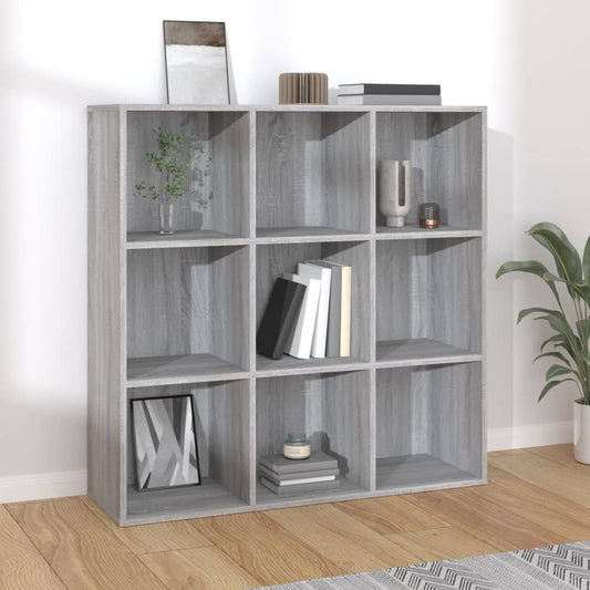 Book Cabinet | Grey Sonoma | Engineered wood | Medium | Book Cabinet