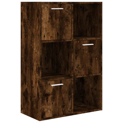 815453 vidaXL Storage Cabinet Smoked Oak 60x29,5x90 cm