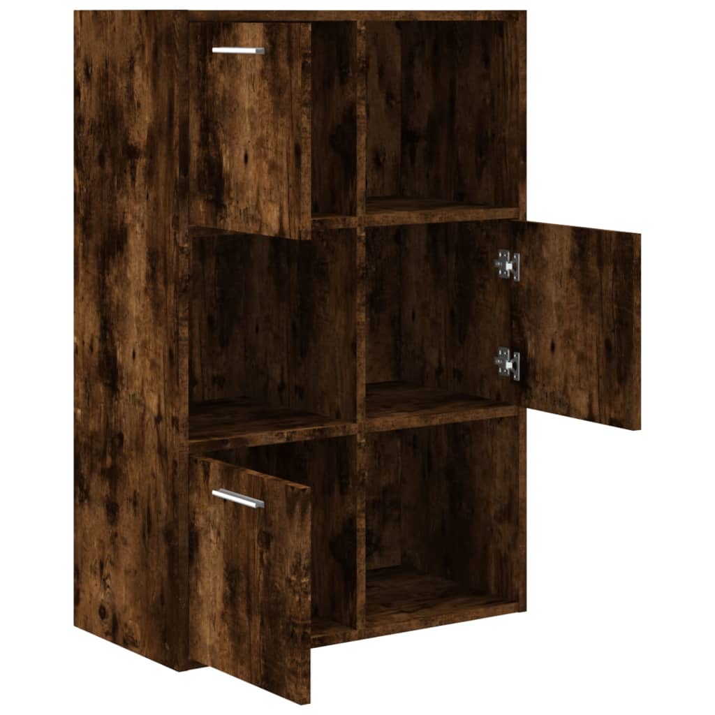 Storage Cabinet | Smoked Oak | Engineered wood | Medium | Storage Cabinet