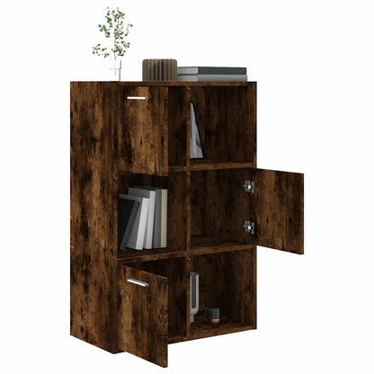 815453 vidaXL Storage Cabinet Smoked Oak 60x29,5x90 cm