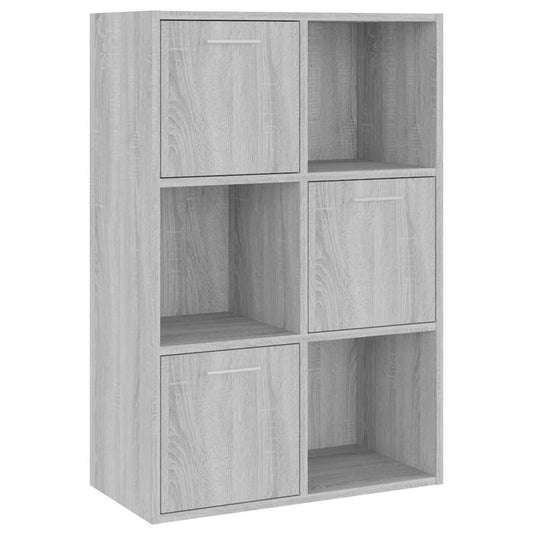 Storage Cabinet Grey Sonoma 60x29,5x90 cm