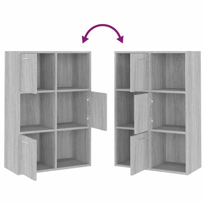 Storage Cabinet Grey Sonoma 60x29,5x90 cm