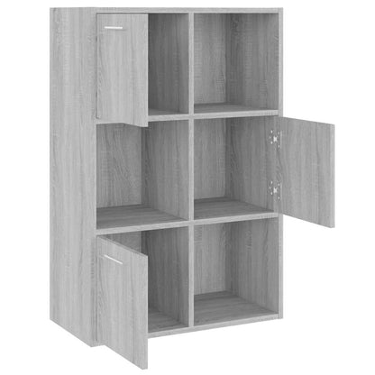Storage Cabinet Grey Sonoma 60x29,5x90 cm