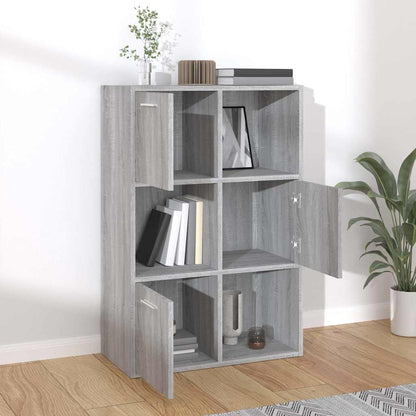 Storage Cabinet Grey Sonoma 60x29,5x90 cm