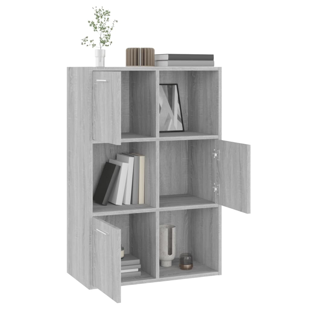 Storage Cabinet | Grey Sonoma | Engineered wood | Medium