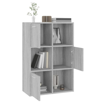 Storage Cabinet | Grey Sonoma | Engineered wood | Medium